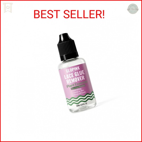 GLOPINK Tape-in Extension Remover Lace Wig Remover Plant Essence Dissolves Residue Fast Acting, Gentle on Skin and Rinses Off Easily 1.01oz