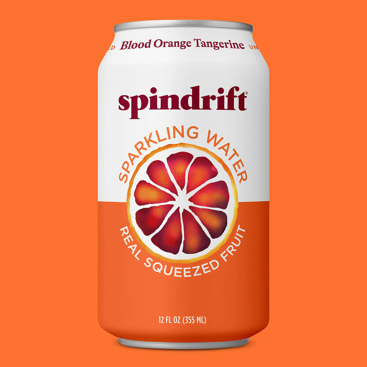 spindrift blood orange tangerine 12oz