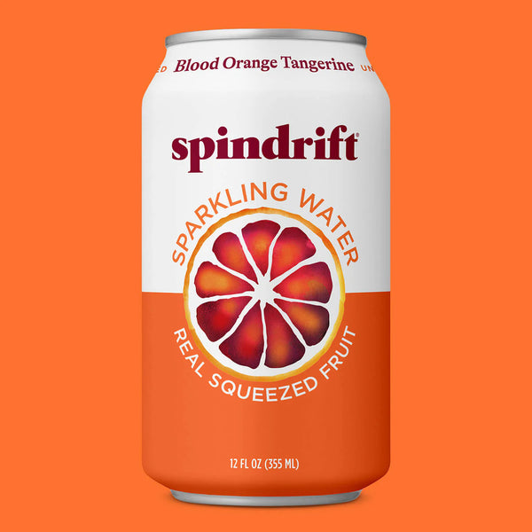 spindrift blood orange tangerine 12oz